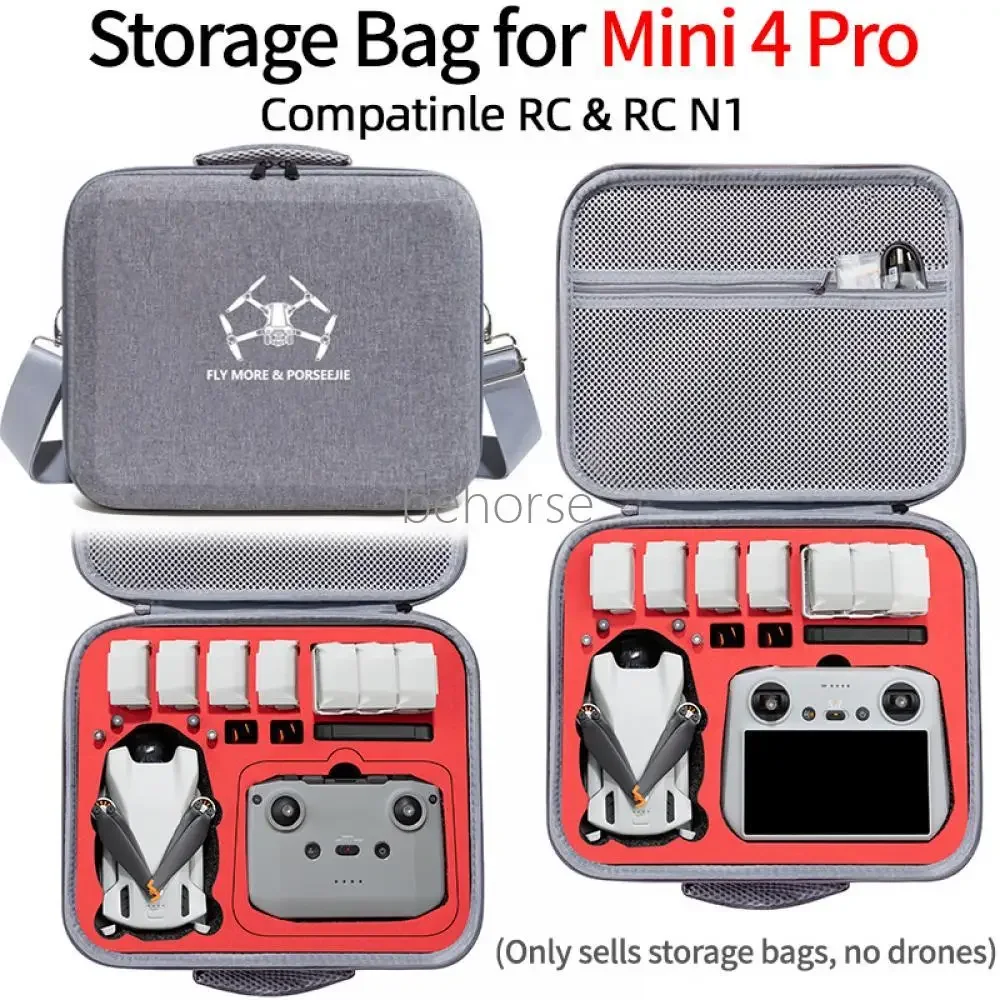 Storage Bag For DJI Mini 3 Mini 3 Pro Mini 4 Pro RC RC N1 Drone Remote Control drone accessories,drone storage bag,dji case,drone case