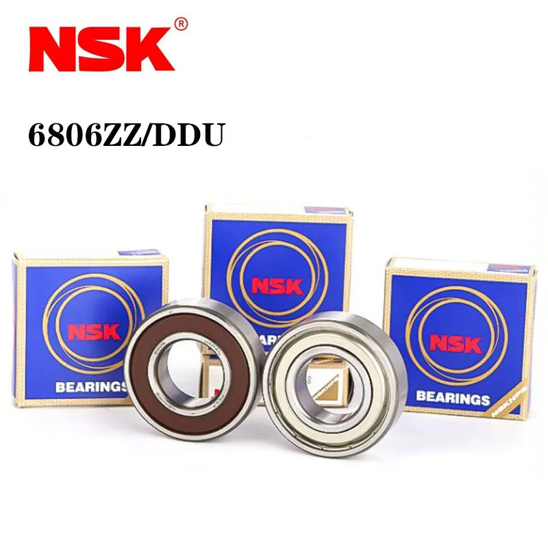 

Original Japan NSK Deep Groove Ball Bearing 6806ZZ 6806DDU 30*42*7mm ABEC-9 High Precision Speed Metal Rubber Sealed Bearings