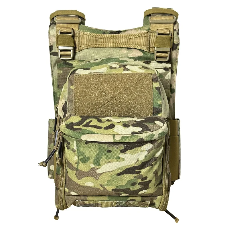Tactical Vest 1000D Nylon Laser cutting vest with 500D Hydration Backpack with 1000D front tactical Pouch
