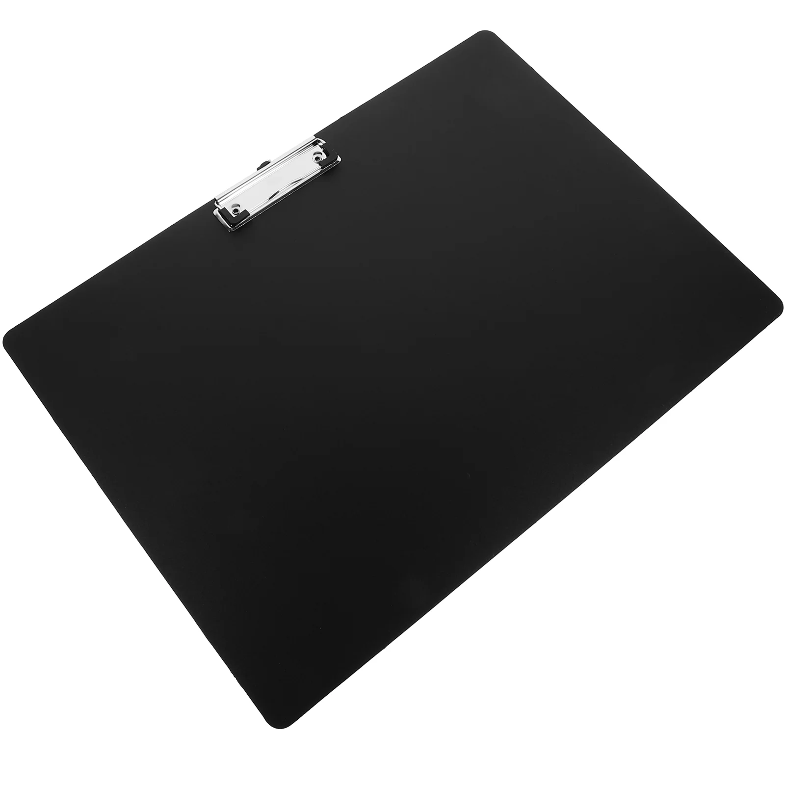 

A3 Horizontal Clipboard Drawing Paper Clip Pad Thick Plastic Writing Pad Office File Folder Clip (Black)
