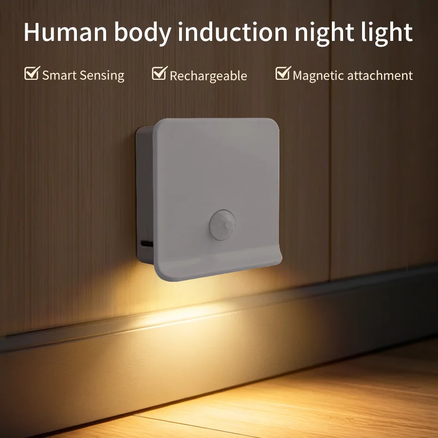 Wireless Rechargeable LED Motion Sensor Night Light