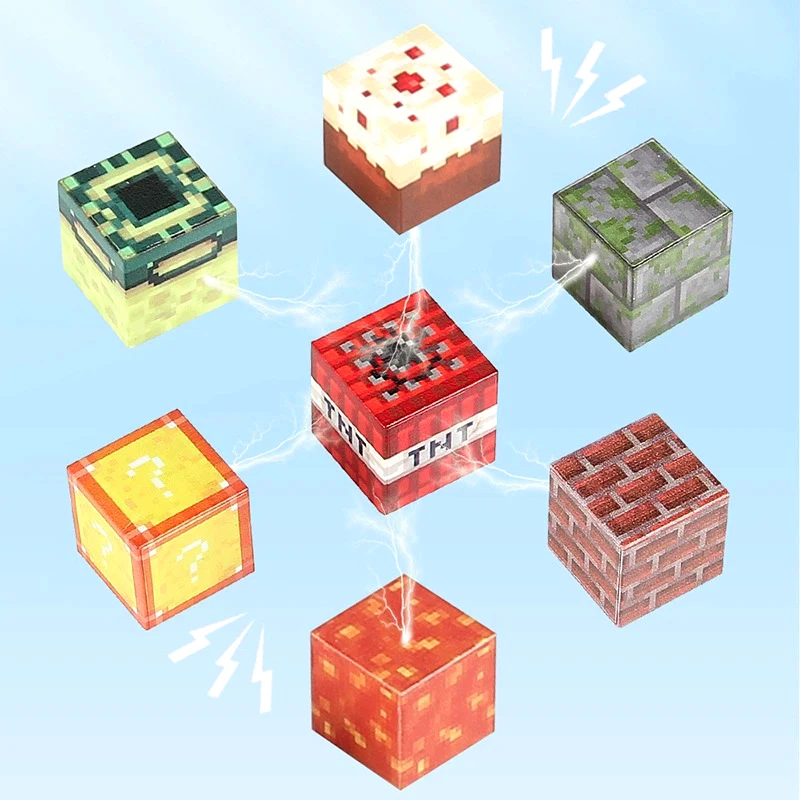 Magnetic Building Blocks Magnet Cube Construction Toys Mine Magnet World Set For Kids 10-300pcs magnetic building blocks,magnetic assembly toy