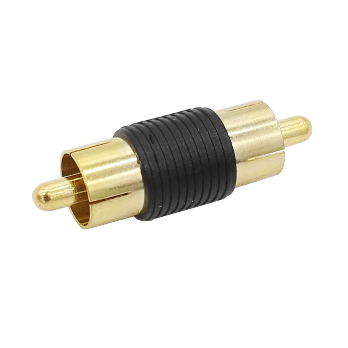 RCA Adapter 6 RCA Female to Female Couplers + 6 Male to Male Couplers Gold-Plated Adapters for Cable Extensions