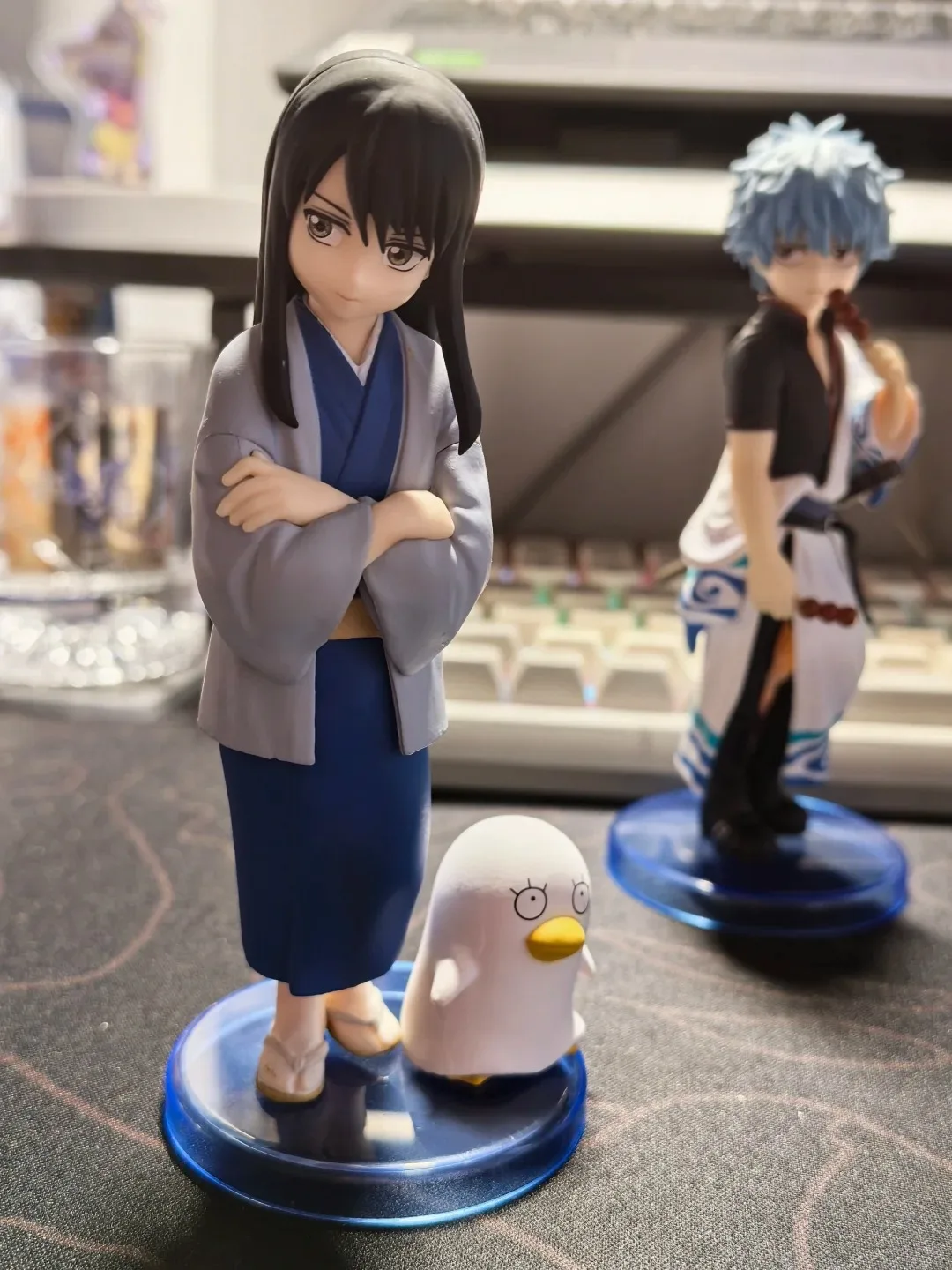 Auf lager 14CM Anime Gintama Figur Sakata Gintoki Katsura Kotarou Animation Modell Spielzeug Geschenke Sammlung Dekoration Ornamente – Detail 8