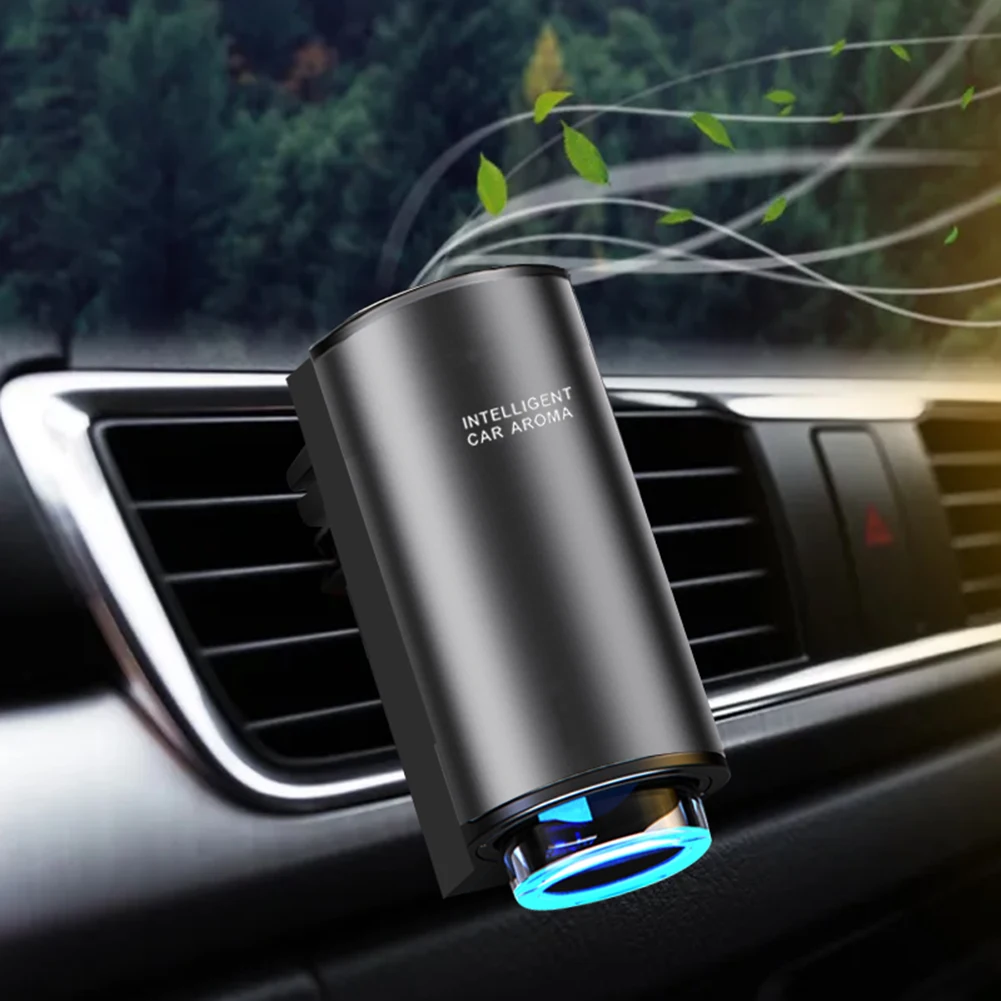 

10ml Car Aroma Diffuser Long Lasting Wireless Smart Car Perfume Clamp Air Fragranc 66.8x63x29.4mm Air Outlet Clip Air Freshener