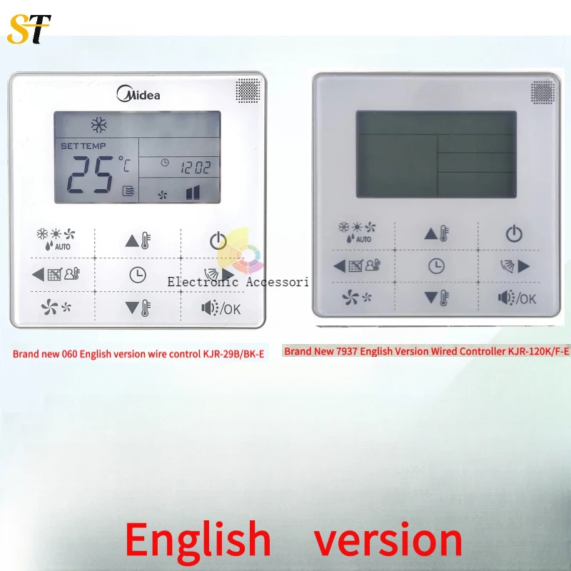 새로운 미드 에어컨 부품 KJR-29B/BK.D.1.1-1 KJR-29B/BK-E KJR-120K/F-E 제어판 디스플레이 보드