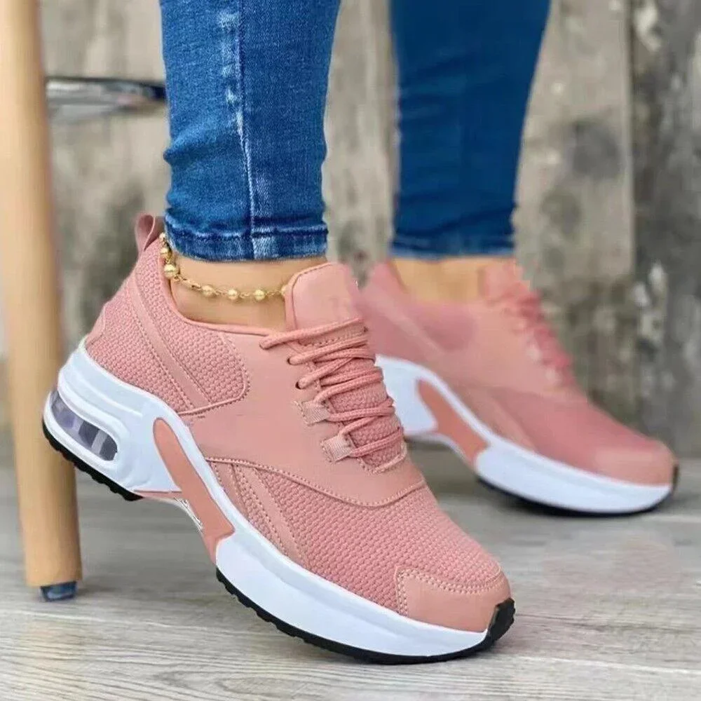 

Women's Casual Breathable Mesh Running Shoes Summer Fashion Sports Air Cushion Trainers Tennis Shoes