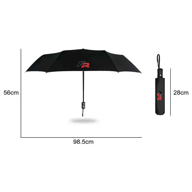 Car Fully Automatic Folding Umbrella Sunshade Accessories For Seat FR Cupra Leon Ateca Ibiza Exeo Arona Tarraco Formula Altea
