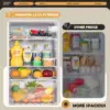4.5 Cu.ft Mini Fridge with Freezer, Small Refrigerator with 2 Doors for Office, Kitchen, Dorm and Bedroom, Mini Refrigerato 3