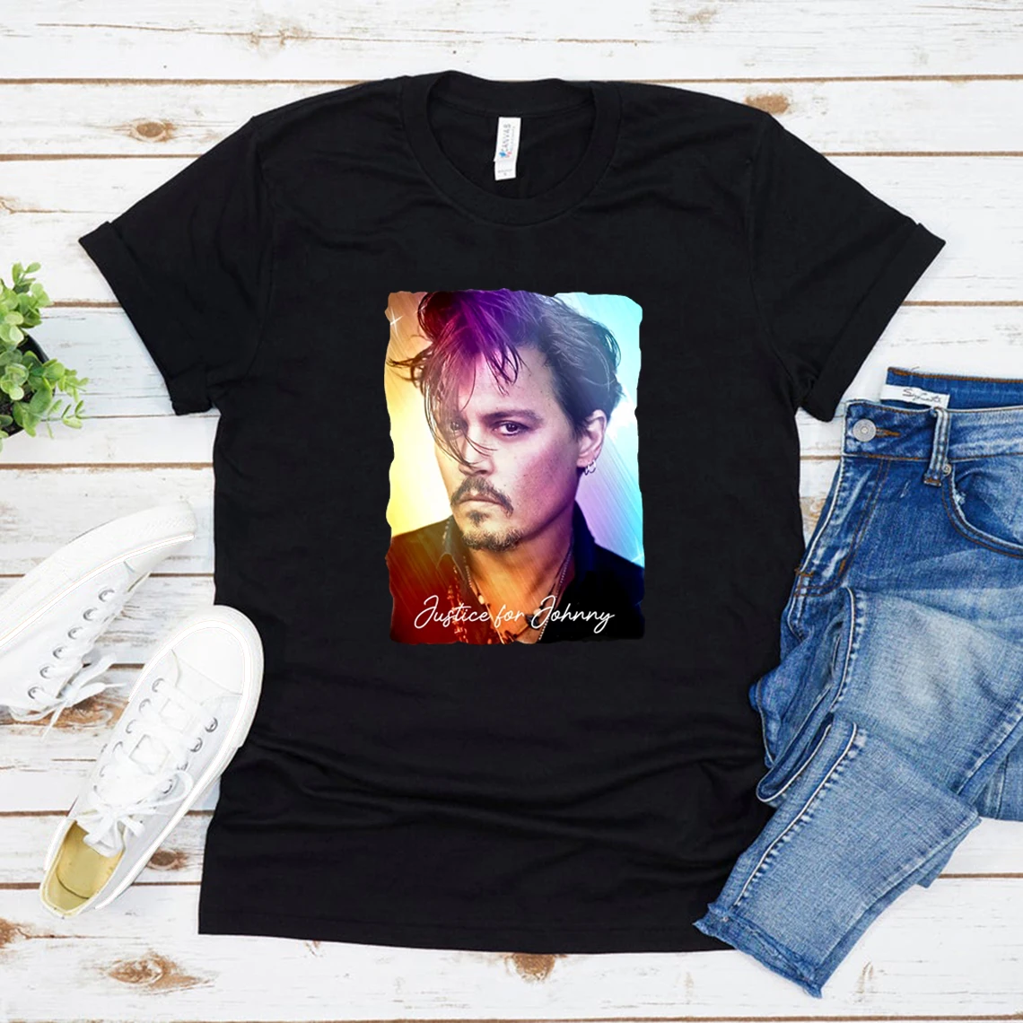 

Justice for Johnny T Shirt Johnny Support Shirt Johnny Depp Tshirt Tops Women Men Short Sleeve T-shirts Tee Aesthetic Clothes
