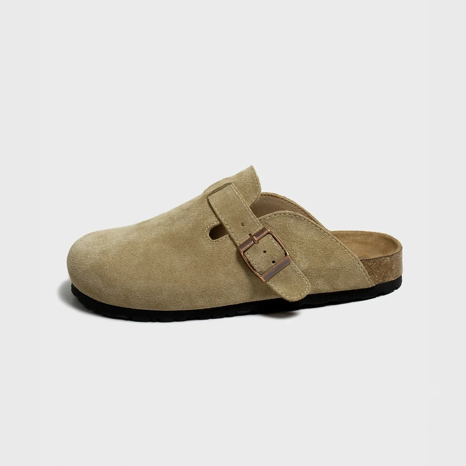 Summer Women Slipper Boston Sandals Outdoor Flats Casual Shoes Fashion Buckle Beach Cork Slipper