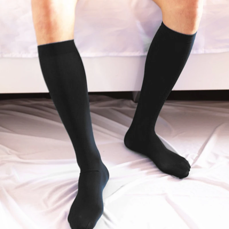 

Men's Sexy Socks Ultrathin Dress Socks Stockings Soft Stretchy Knee High Invisible Seamless Breathable Transparent Tube Socks