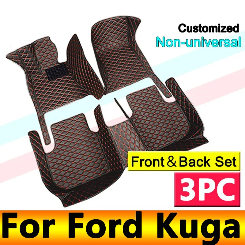 

Car Floor Mats For Ford Kuga 2013 2014 2015 2016 2017 2018 Custom Auto Foot Pads Automobile Carpet Cover Interior Accessories