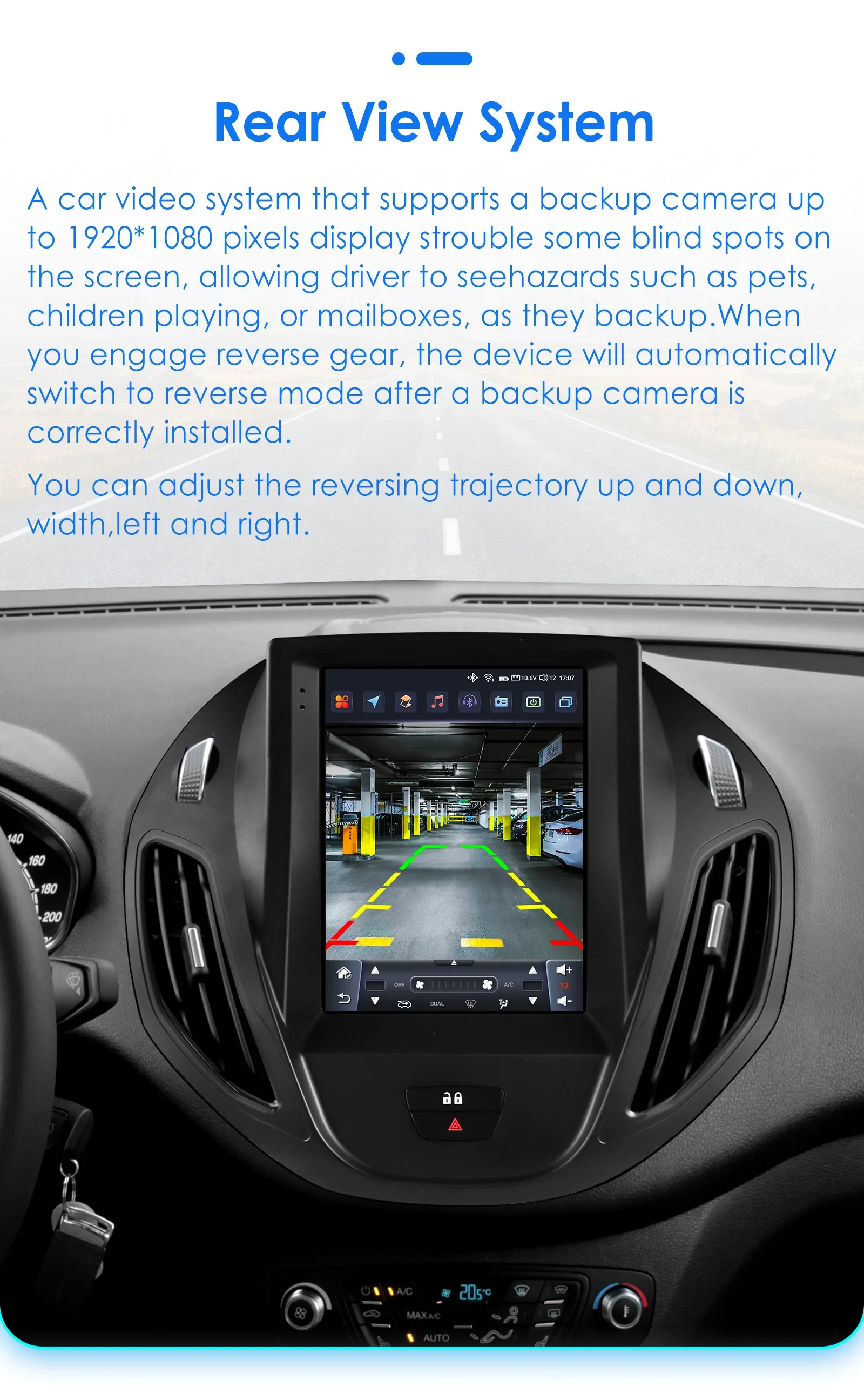 9,7" Hizpo Android13 Autoradio für Ford Tourneo Transit 2012 - 2023 Tesla Style Multimedia GPS RDS DSP 4G Carplay UI7862 360CAM – Detail 36