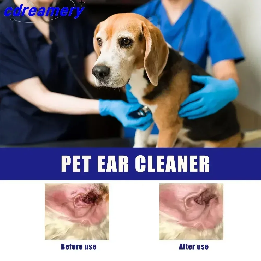 CDYStratford Pharmaceuticals Ear Cleaner & Drying Solution For Dogs & Cats W/Aloe VeraToWash Debris, Odor&Irritation Relief