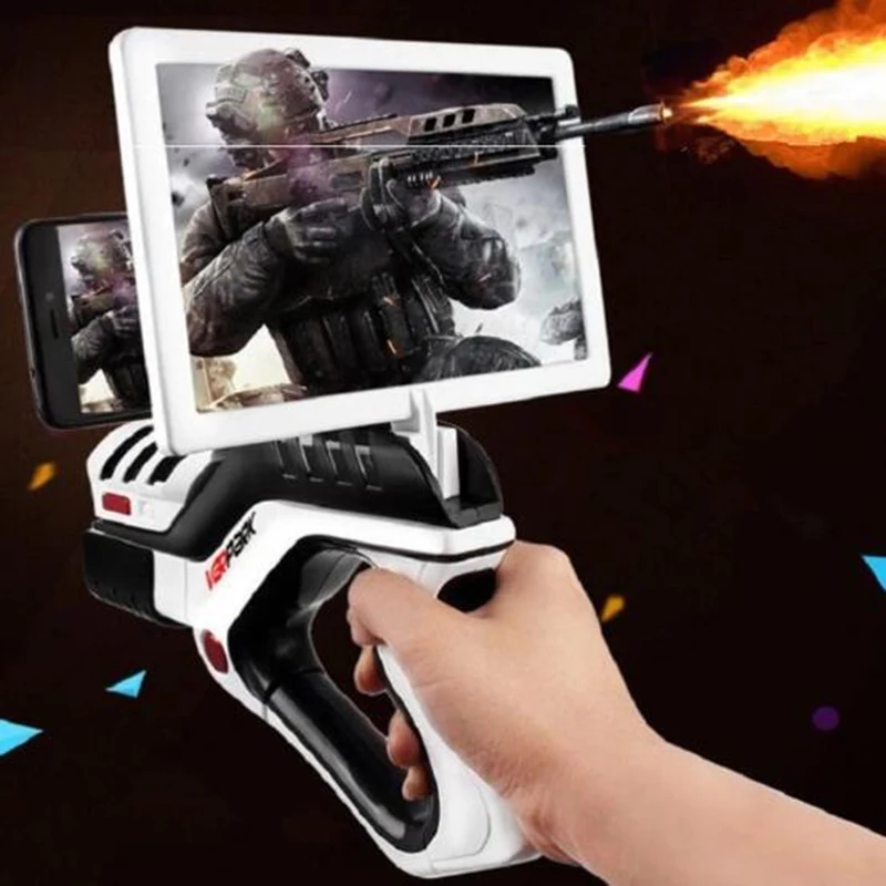 

AR Game Gun Toy A8 A9 Multiplayer Interactive Virtual Reality Shoot Bluetooth Control Game Fun Sport Gun Gifts Toys for children