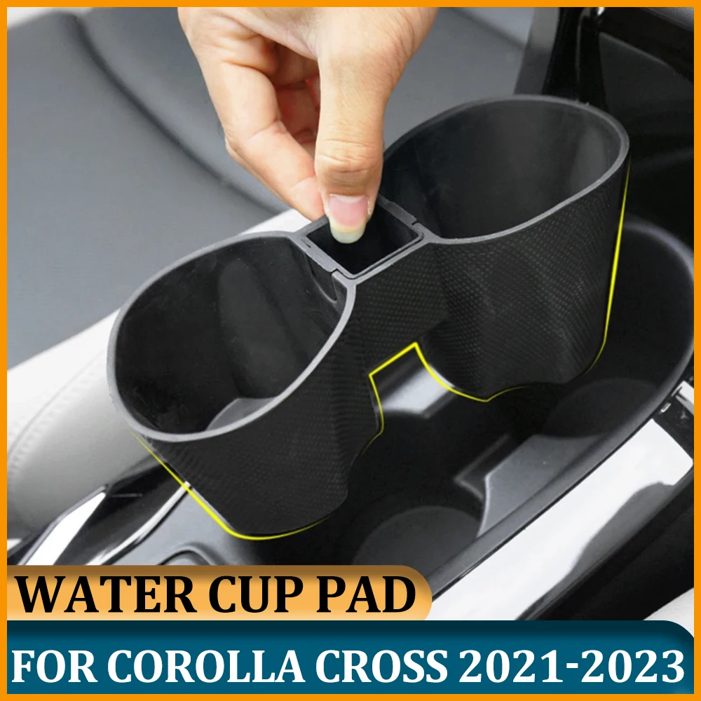 Center Control Water Cup Frame Pad Per Toyota Corolla Cross 2023 Interior Car Water Cup Mat Per Toyota Corolla Cross 2021 2022