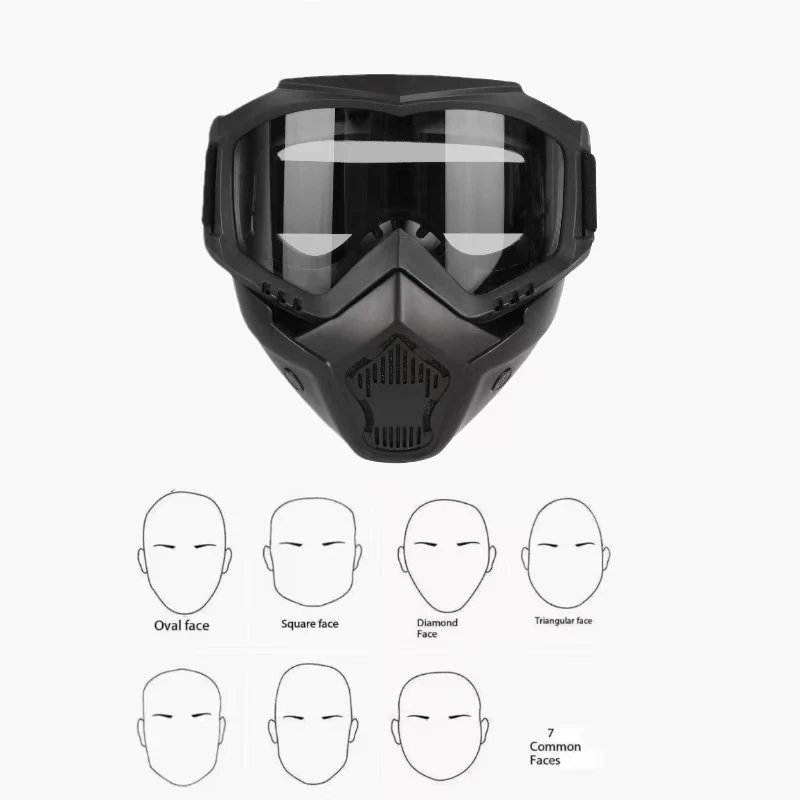 Lunettes détachables moto adulte | Dirt Bike vélo ... – Grandado