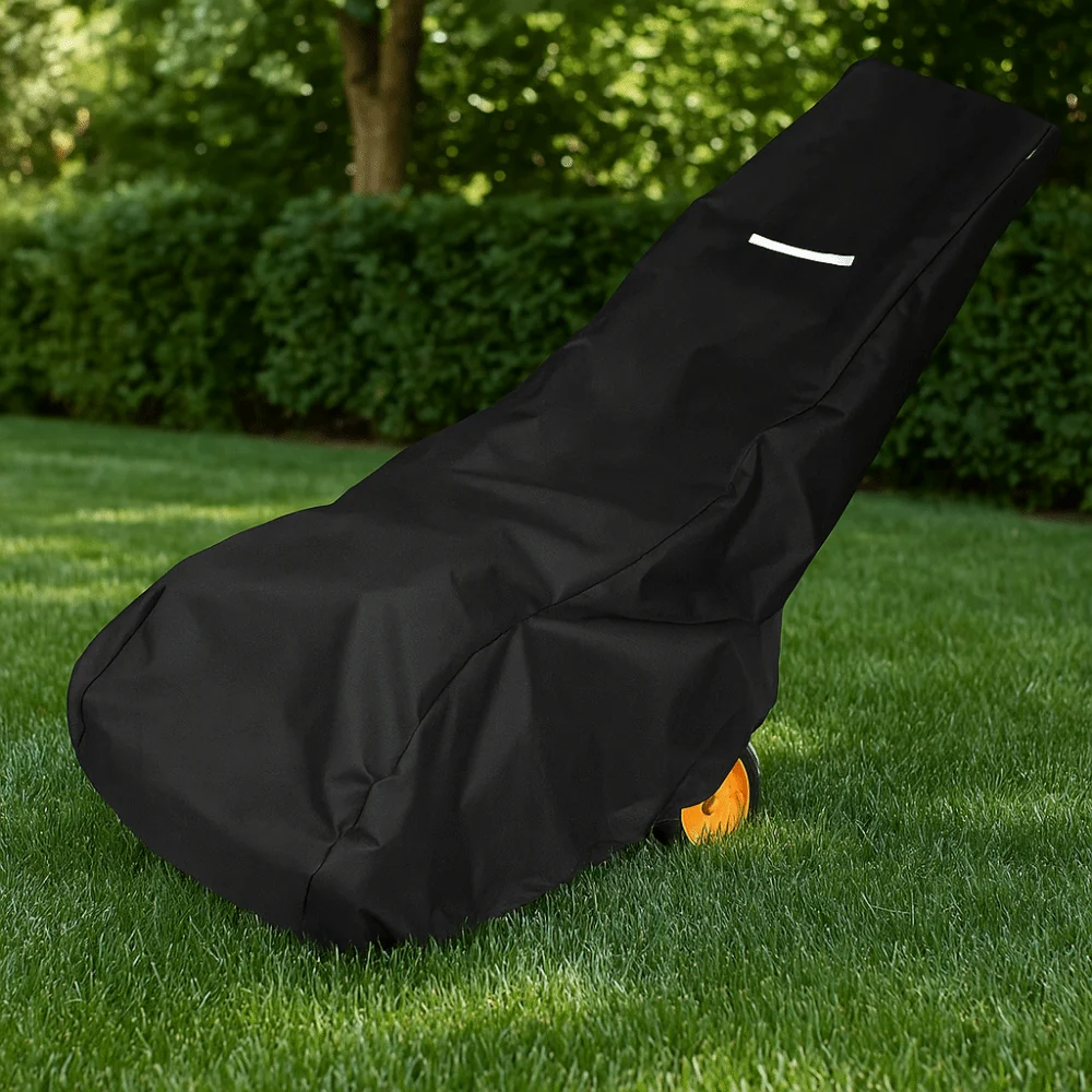 Waterproof Lawn Mower Cover UV Protector Oxford Cloth Garden Mower Cover Universal Size Rainproof Tractor Lawn Mower Cover