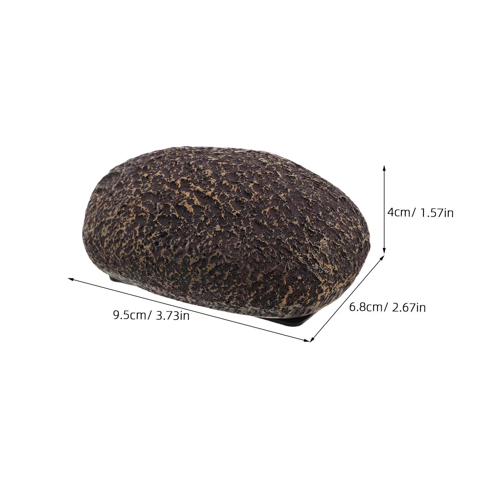 가짜 돌 모양 열쇠 보관함, 실외용 사실적인 레진 바위 모양 열쇠 보관함, 정원, 현관, 마당, 파티오 예비 열쇠를 위한 숨김형 홀더