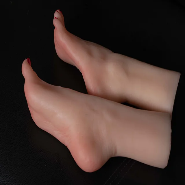 Piede Manichino In Silicone Per Nail Art - Modello Realistico Per Pratica Ed Esposizione - Foto 12