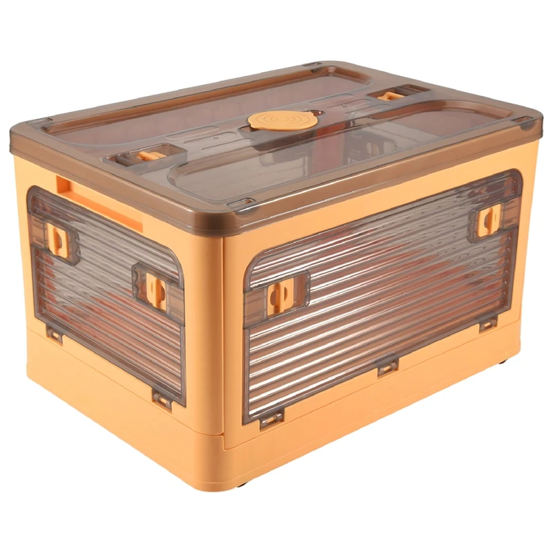 

Folding Storage Box Clear Stackable Storage Bins With Wheels Storage Boxes For Organizing Clothes