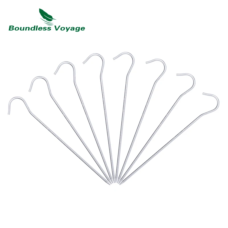 5x Auvents de Tente Support de Poteau Chevilles Ensemble de Clous