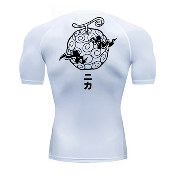 Graphic Short Sleeve Compression Shirt for Men Summer Athletic Quick Dry Tshirt Gym Workout Running Tees Tops Sporty Baselayers 1