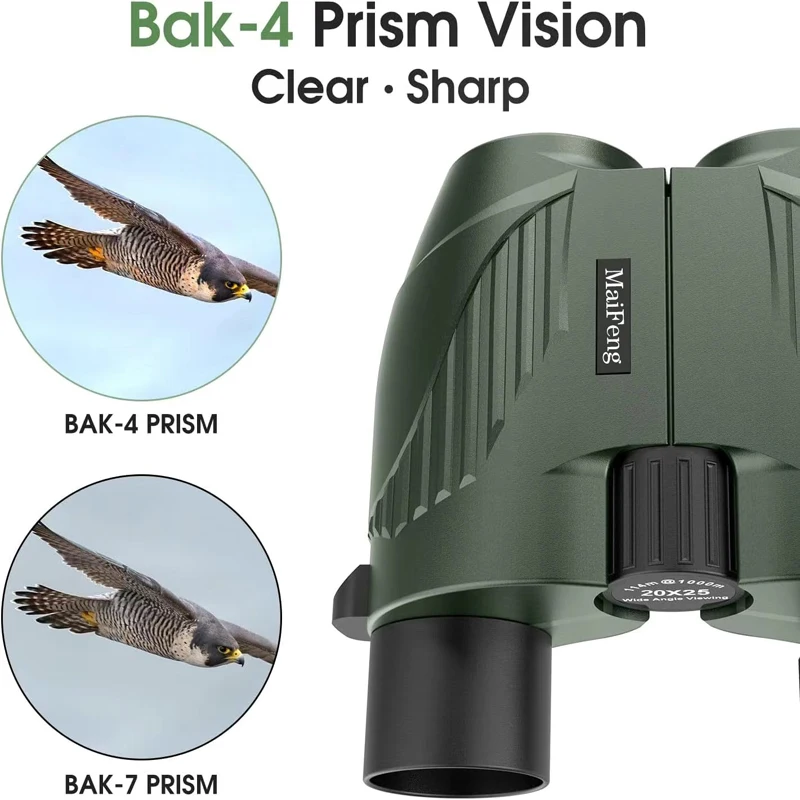 20X25 Binoculars Professional HD Pocket Waterproof Camping Observation Telescope Portable Optical Outdoor Hunting