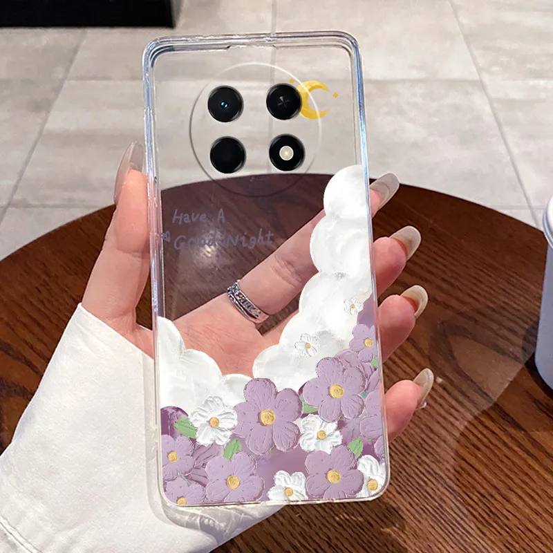 Aesthetic Cute Cat Cartoon Soft Silicone Transparent Phone Case Cover