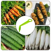 1PC พลาสติกหมุนเครื่องตัดมันฝรั่ง Twisted มันฝรั่งแตงกวาแครอทเกลียว Slice เครื่องตัดผักสร้างสรรค์เครื่องมือครัว Gadgets 5