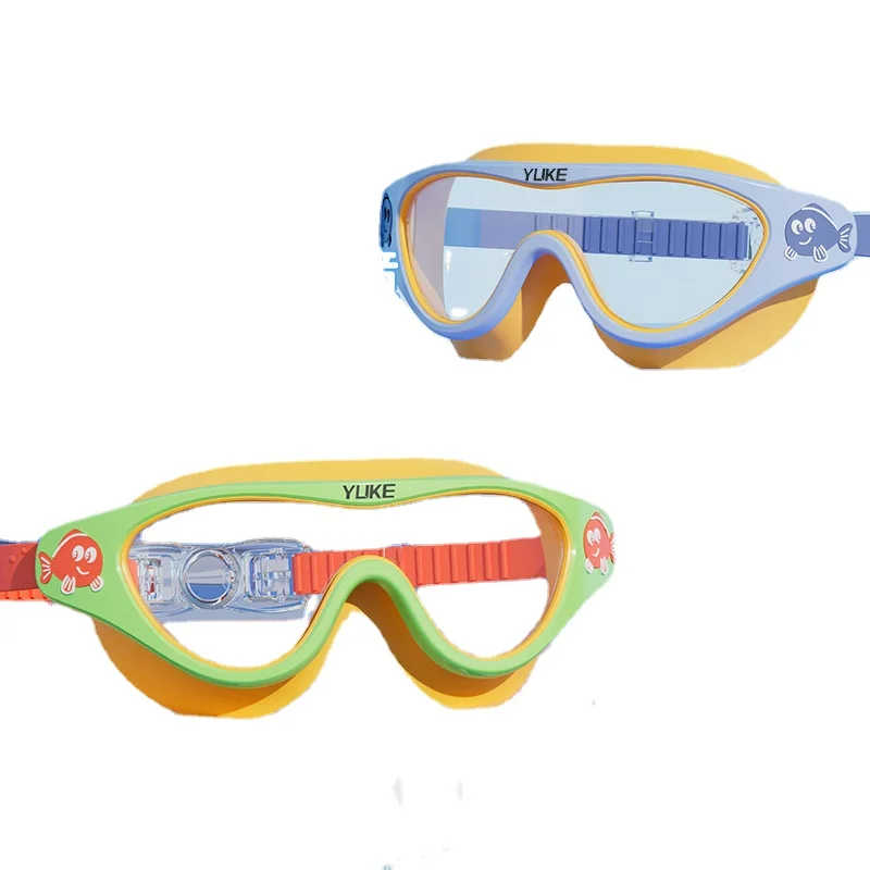 Kids Swimming Goggles Waterproof Anti Fog Diving Goggles Transparent Professional Swimming Equipment Boys and Girls Swim Goggles