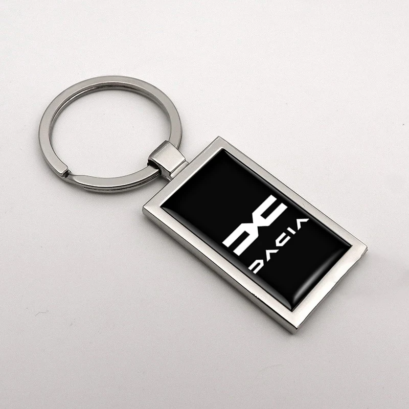 For Dacia Duster Logan Spring Sandero Stepway Dokker Lodgy Jogger MCV Accessories Motorcycle Keyring Metal Keychain car key chain