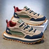 Fashion Vulcanized Sneakers For Men Street Style Platform Brand Casual Sneakers Men's Shoes Korean Walking British Shoes Male 1