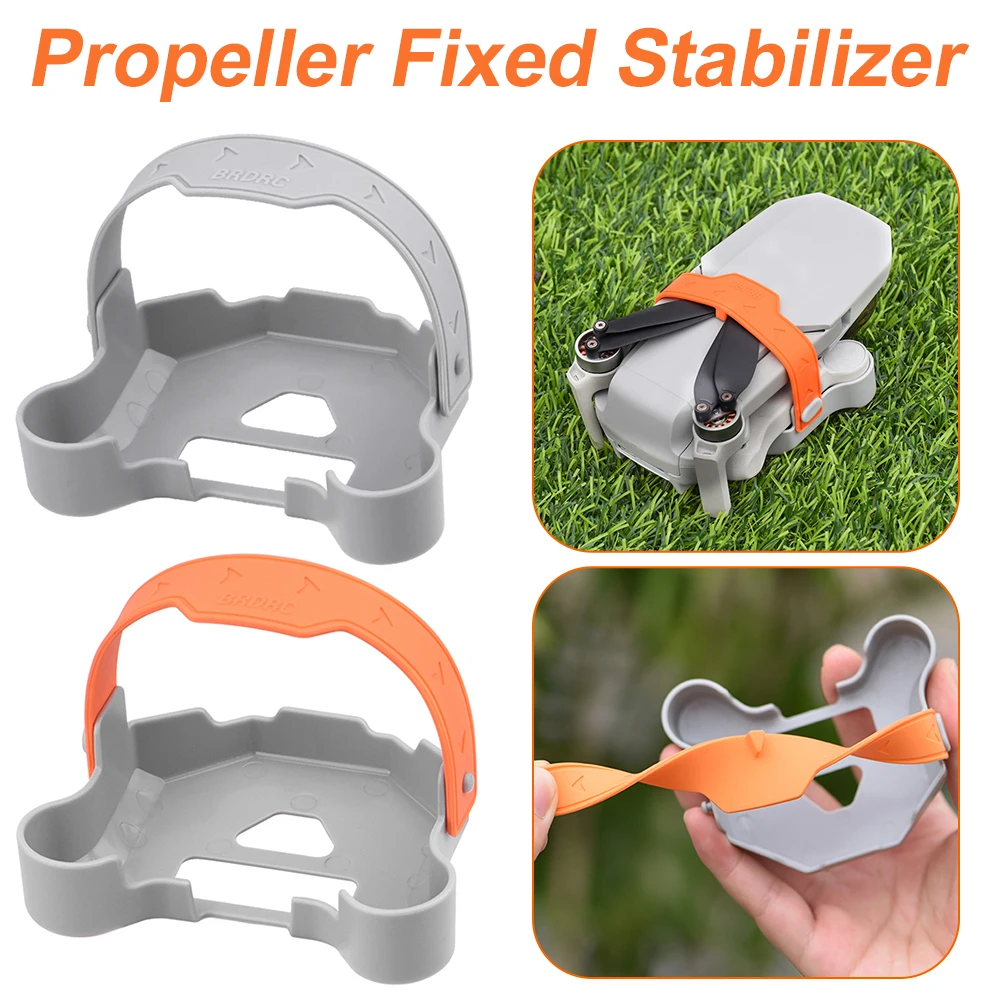 Soft Guard Drone Props Propeller Stabilizer Propeller Holder Fixer Protective Guard Drone Accessories for DJI Mini 2/Mavic Mini