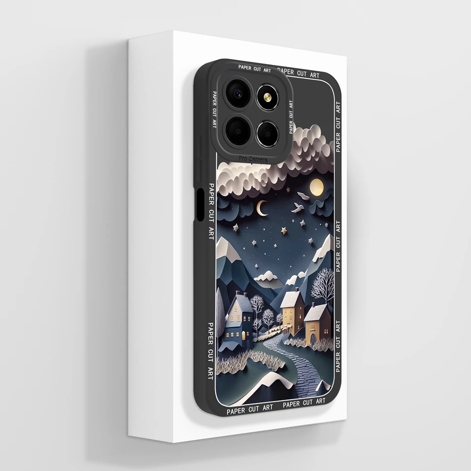 Creative Anime Soft Liquid Silicone Mobile Back Cover
