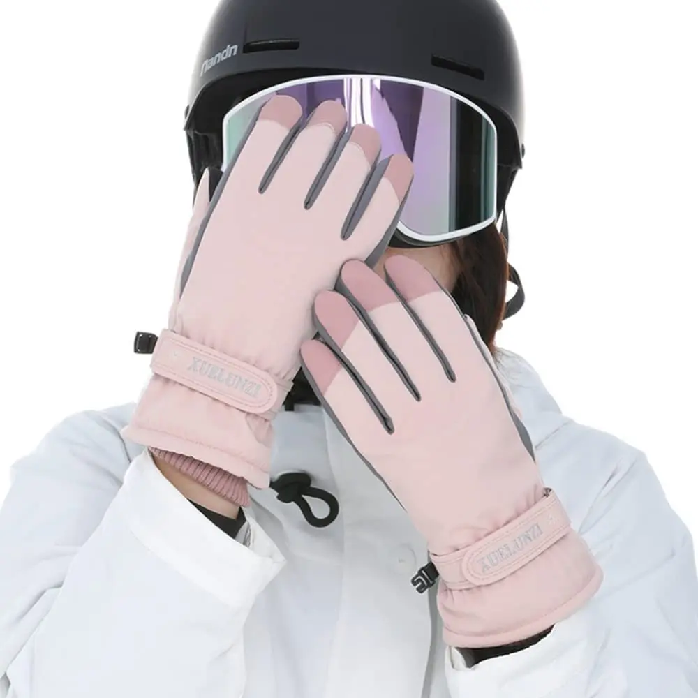 

Ski Gloves Waterproof Touchscreen Snow Gloves for Women, Snowboard Warm Winter Gloves for Running, Cycling and Cold Weather