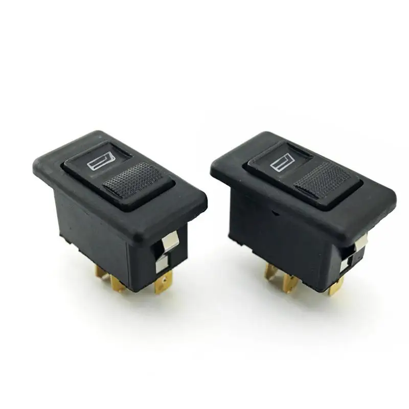 

Car Power Window Switch Universal 5 pin Window Switch Electric Power Switch With Green Light Indicator Car Interior Accessories