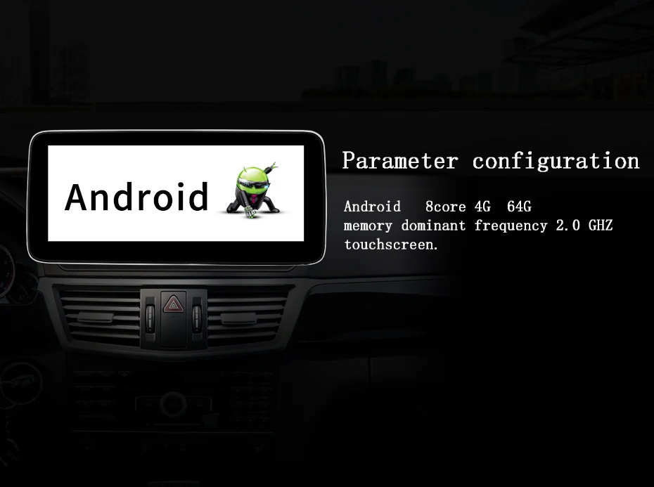 Factory Price 8 Core Android AUTO Carplay For Mercedes Benz E Class W212 Car Vid