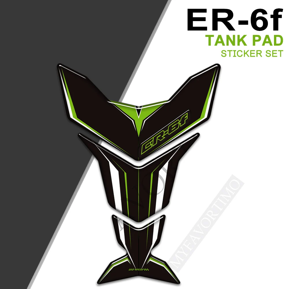 

Для Kawasaki Ninja ER-6f ER 6f ER6f мотоциклетная подушка для топливного бака защитные наклейки эмблема