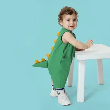 Baby Dinosaur Cotton Romper 1