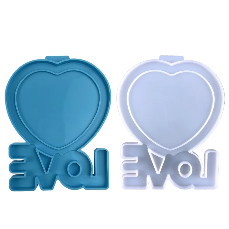 

Heart Photo Frame Silicone Mold Love Picture Frame DIY Crystal Epoxy Resin Mould