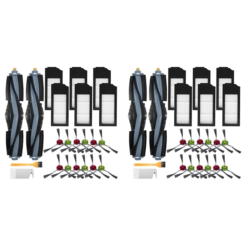 2X Accessori Per Ecovacs Deebot X1 Omni / X1 Turbo / X1 E X1 Plus Filtro A Spazzola Principale Per Aspirapolvere