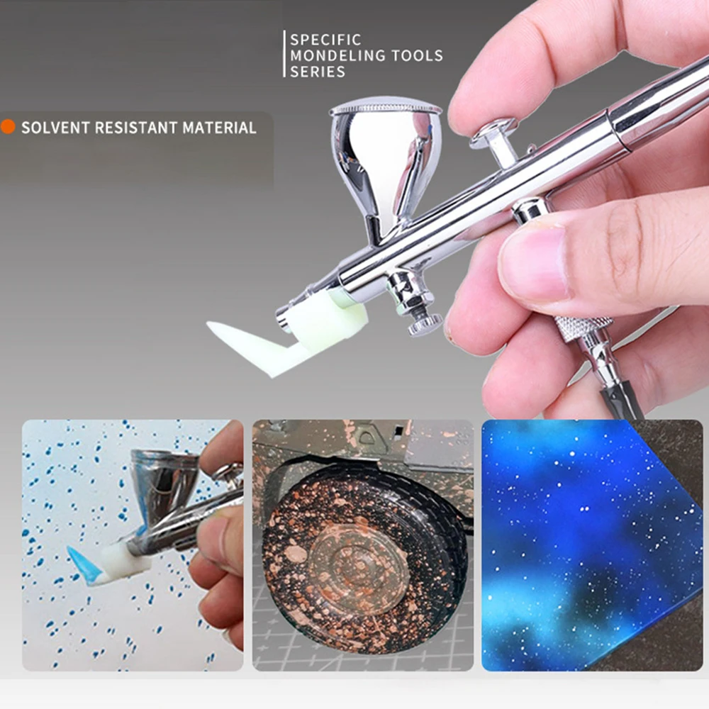 

3Pcs S/M/L Air Brush Effect of The Cap Spraying Effects Creation Tool Set Airbrush Needle Cover Accessories Model Tool Kits