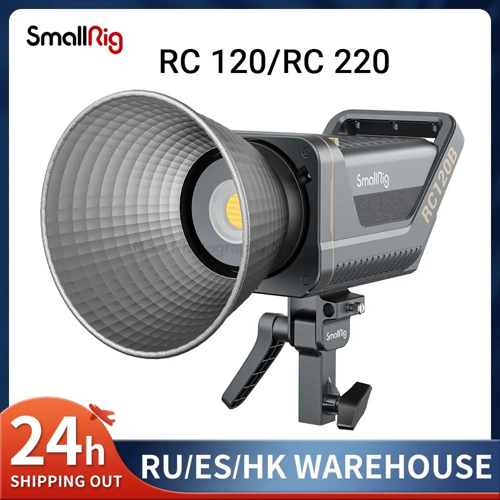 

Smallrig RC120B,RC120D,RC220B,RC220D 120W Photography Lighting Studio Equipment LED Spot Light Photography Video Shooting