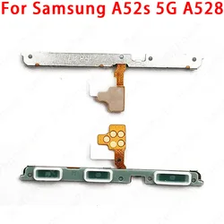 Universal Side Button Switch Volume Key Power On/Off Flex Cable Replacement Parts (A52s 5G A528)