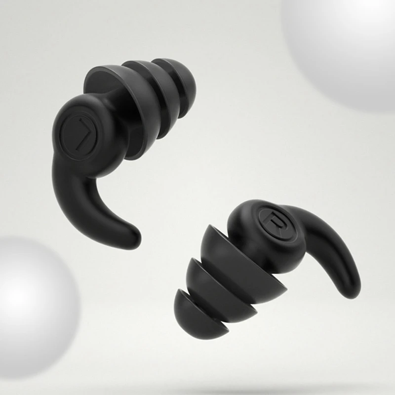 

Silicone Earplugs Waterproof Swimming Diving Earplugs Sleep Noise Reduction Three Layer Comfortable Ear Plugs Water Sports Foam