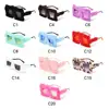 Oversized Plush Sunglasses Style Party Christmas Halloween Cosplay Winter Shades Soft Fluffy Square Frame Sun Glasses for Women 5