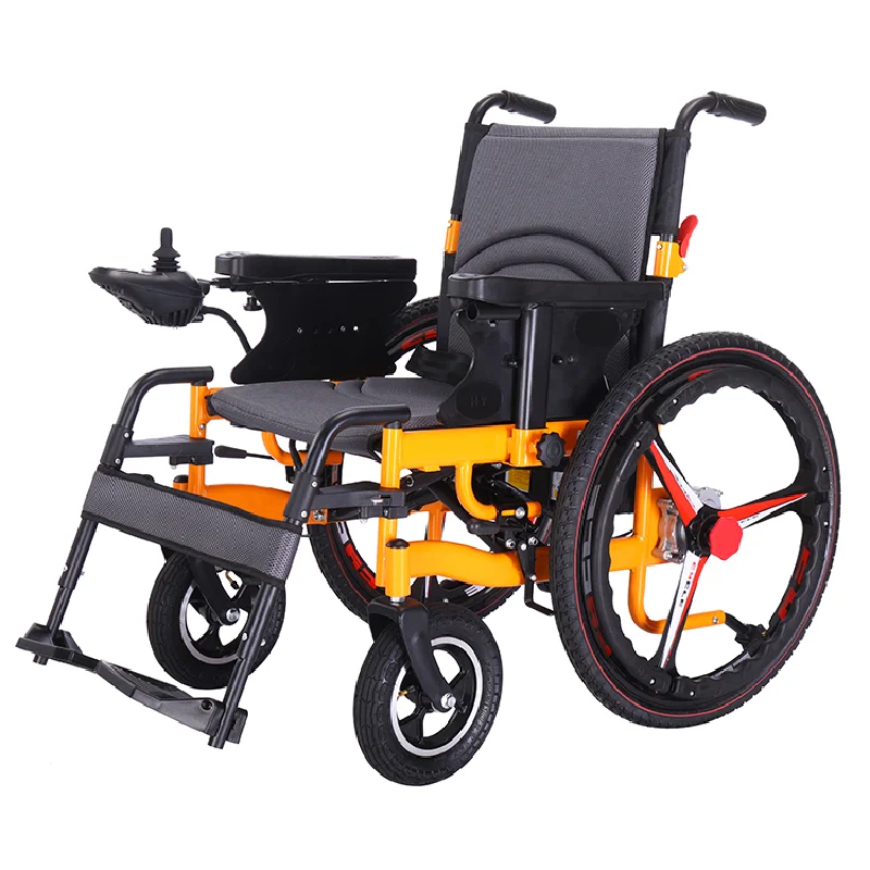 

Electric Wheelchair Foldable and lightweight wheel chair portable elderly care products Rolstoel Fauteuil roulant