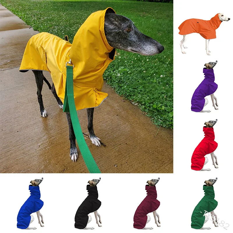 Dog Clothes Waterproof Greyhound Whippets Warm Dog Clothes Autumn And